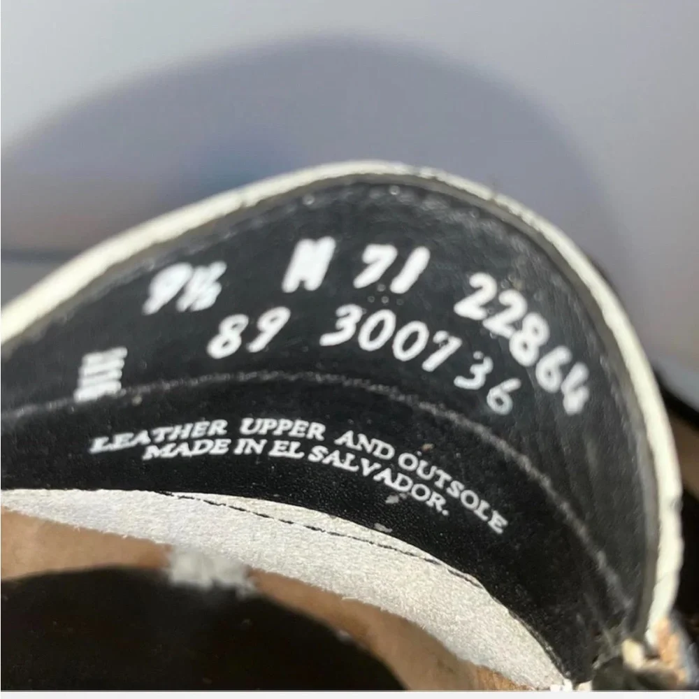 Black and White Spats Loafers Wynn Mules Weejuns by GH Bass - 9.5 - Picture 7 of 8